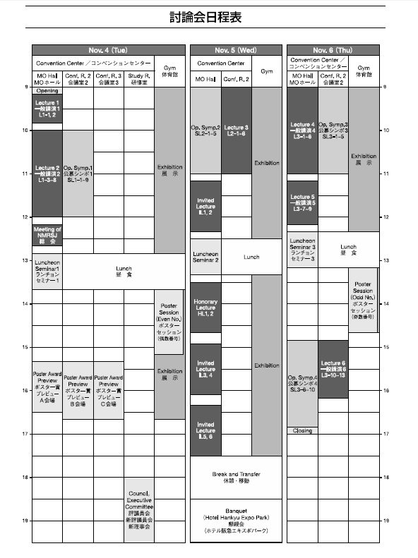 NMR Schedule